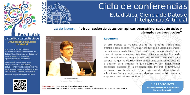 Ciclo de conferencias: Visualización de datos con aplicaciones Shiny